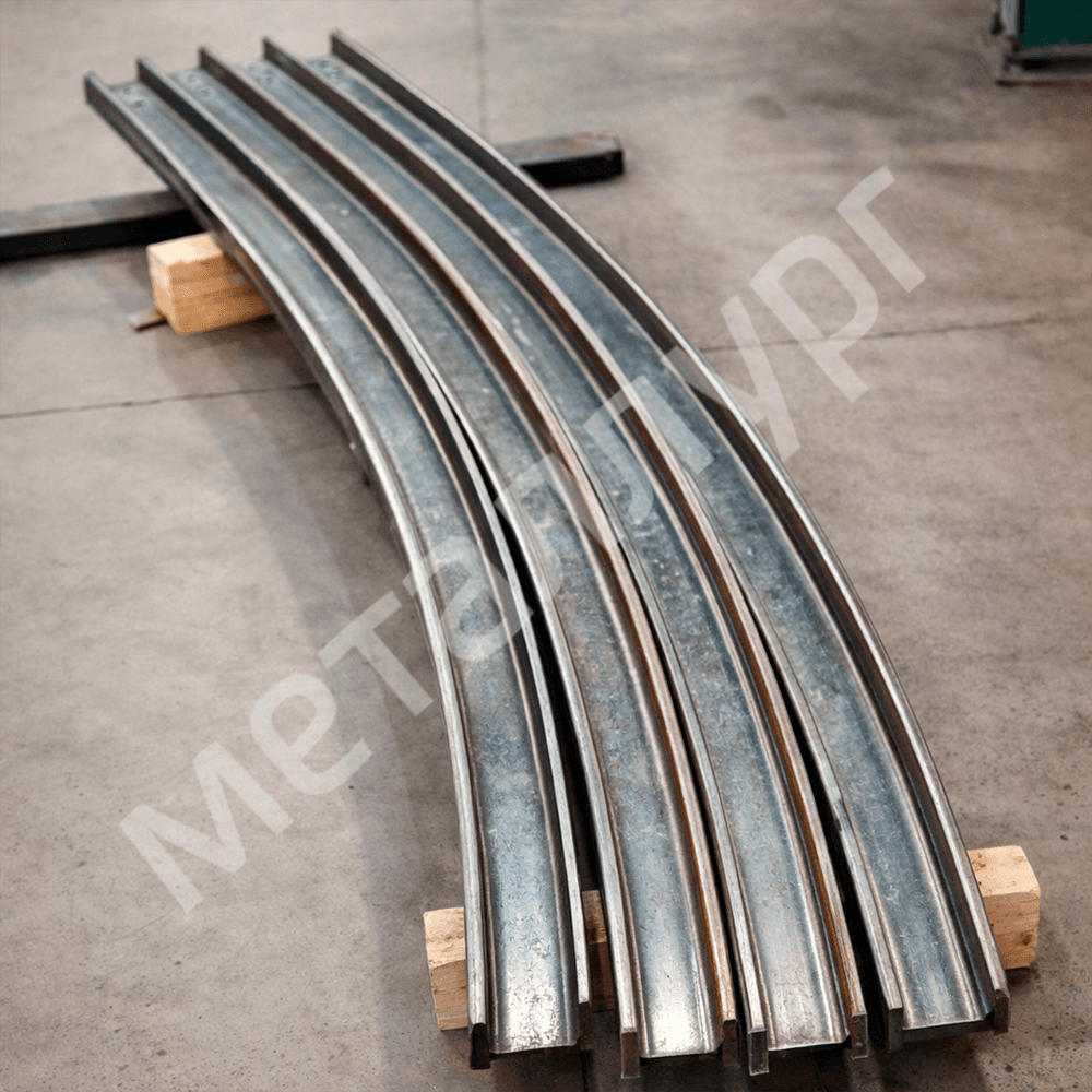 Рельс Р24, гнутый, длина 4864 мм (12040)